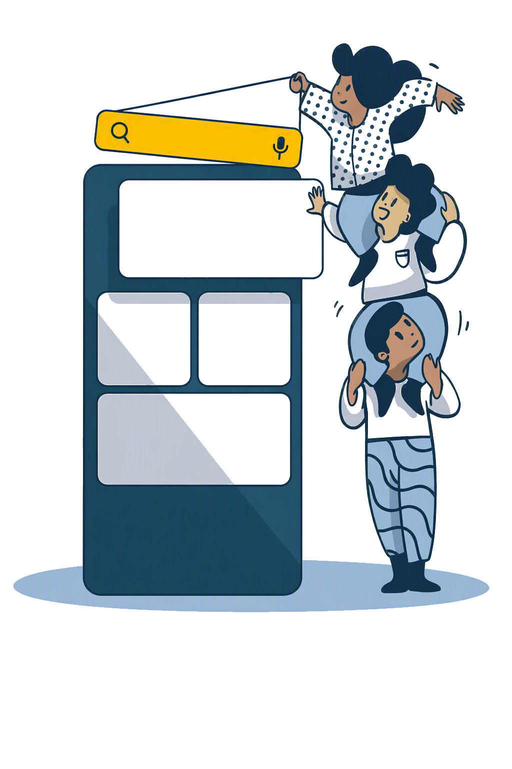 Hassala financial education app illustration